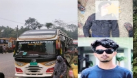 জৈন্তাপুরে বাস চাপায় যুবক নি.হ.ত